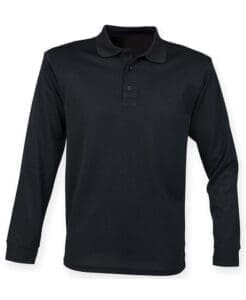 Henbury Long Sleeve Coolplus® Polo Shirt HB478