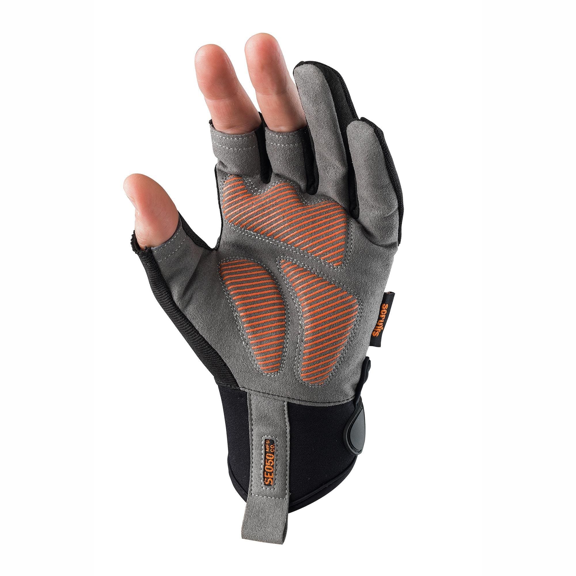 Guanti Da Lavoro Scruffs Trade Precisione – Palmo In Pelle, Imbottiti – Taglie L/XL – Gialli/Neri